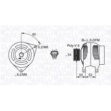 063377419010 MAGNETI MARELLI Генератор