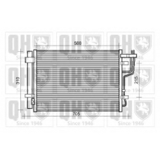QCN595 QUINTON HAZELL Конденсатор, кондиционер