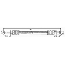 FBH6159 FIRST LINE Тормозной шланг