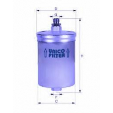 FI 8169 UNICO FILTER Топливный фильтр