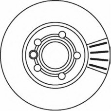 562043BC BENDIX Тормозной диск