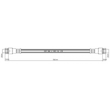 VBH504 MOTAQUIP Тормозной шланг