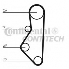 CT586 CONTITECH Ремень ГРМ