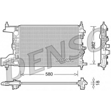 DRM20094 DENSO Радиатор, охлаждение двигателя