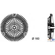 8MV 376 732-301 HELLA Сцепление, вентилятор радиатора