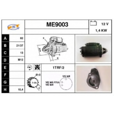 ME9003 SNRA Стартер