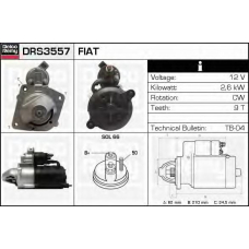 DRS3557 DELCO REMY Стартер