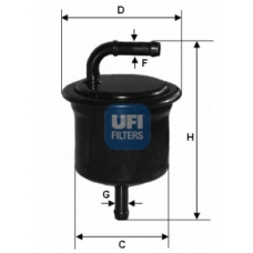 31.716.00 UFI Топливный фильтр