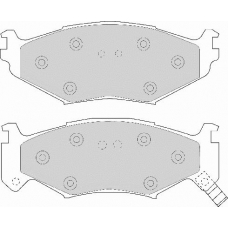 FD6606A NECTO Комплект тормозных колодок, дисковый тормоз