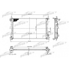 PRS3429 PATRON Радиатор, охлаждение двигателя