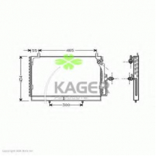 94-5192 KAGER Конденсатор, кондиционер