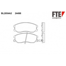 BL2054A2 FTE Комплект тормозных колодок, дисковый тормоз