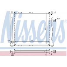 64028A NISSENS Радиатор, охлаждение двигателя
