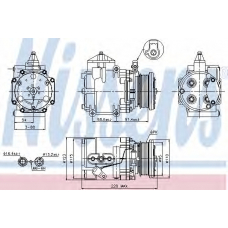 89248 NISSENS Компрессор, кондиционер