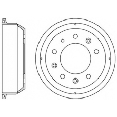 VBD682 MOTAQUIP Тормозной барабан