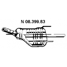 08.399.83 EBERSPACHER Глушитель выхлопных газов конечный