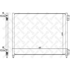 10-45085-SX STELLOX Конденсатор, кондиционер