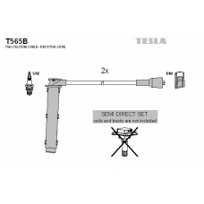 T565B TESLA Комплект проводов зажигания