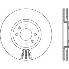 BDA1865.20 OPEN PARTS Тормозной диск