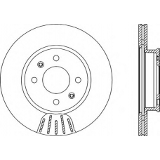 BDR2132.20 OPEN PARTS Тормозной диск