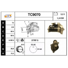 TC9070 SNRA Стартер