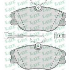 05P344 LPR Комплект тормозных колодок, дисковый тормоз