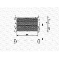 350213510000 MAGNETI MARELLI Радиатор, охлаждение двигателя