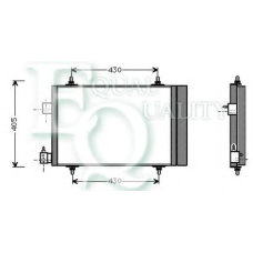 CO0046 EQUAL QUALITY Конденсатор, кондиционер