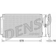 DCN51012 DENSO Конденсатор, кондиционер