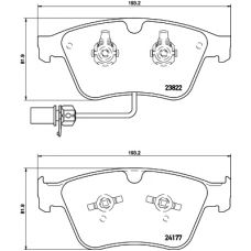 8DB 355 020-441 HELLA PAGID Комплект тормозных колодок, дисковый тормоз