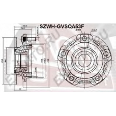 SZWH-GVSQA53F ASVA Ступица колеса