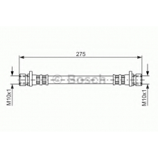 1 987 481 210 BOSCH Тормозной шланг