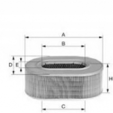 XA423 UNIFLUX FILTERS Воздушный фильтр