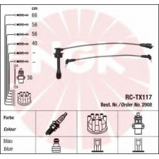 2908 NGK Комплект проводов зажигания