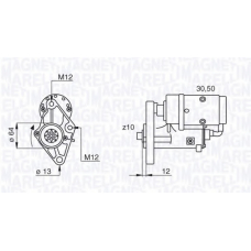 063522616010 MAGNETI MARELLI Стартер