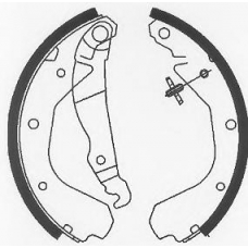 BS709 QUINTON HAZELL Комплект тормозных колодок
