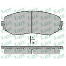 05P1318 LPR Комплект тормозных колодок, дисковый тормоз