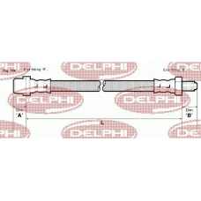 LH3787 DELPHI Тормозной шланг