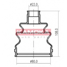 1146952 KAMOKA Пыльник, приводной вал