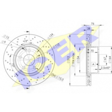 78BD3054-2 ICER Тормозной диск