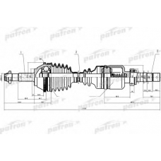 PDS0087 PATRON Приводной вал