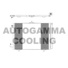 103127 AUTOGAMMA Конденсатор, кондиционер