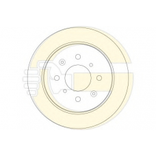 6063784 GIRLING Тормозной диск