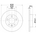 MDC980 MINTEX Тормозной диск