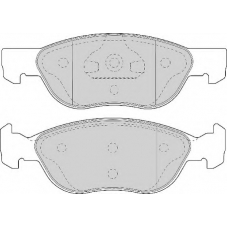 DBP231651 DURON Комплект тормозных колодок, дисковый тормоз