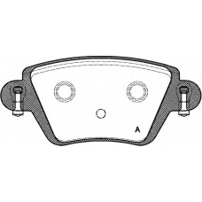 BPA0777.10 OPEN PARTS Комплект тормозных колодок, дисковый тормоз