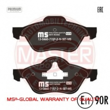 13046071572N-SET-MS MASTER-SPORT Комплект тормозных колодок, дисковый тормоз