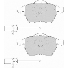 FD6786A NECTO Комплект тормозных колодок, дисковый тормоз