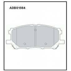 ADB01564 Allied Nippon Тормозные колодки