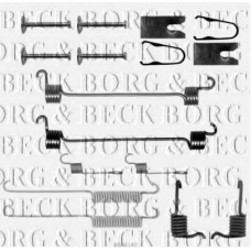 BBK6140 BORG & BECK Комплектующие, колодки дискового тормоза